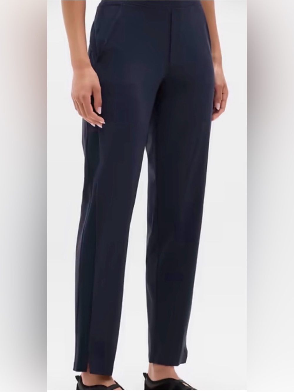 Athleta Brooklyn Ankle Pants Black Size 0 Petite (0P)